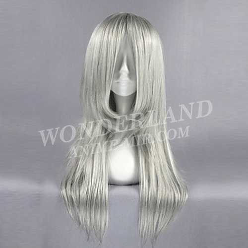 Косплей парик серебрянный 65см